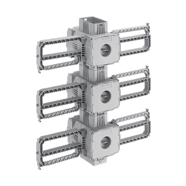 Einlasskasten mit Flügel NUP 3x1 Einlasskasten mit Flügel NUP 3x1