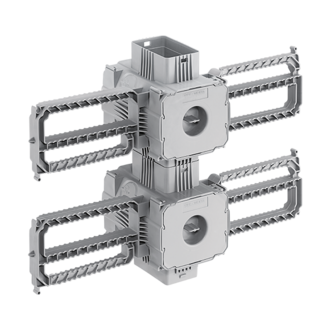 Einlasskasten mit Flügel NUP 2x1 Einlasskasten mit Flügel NUP 2x1